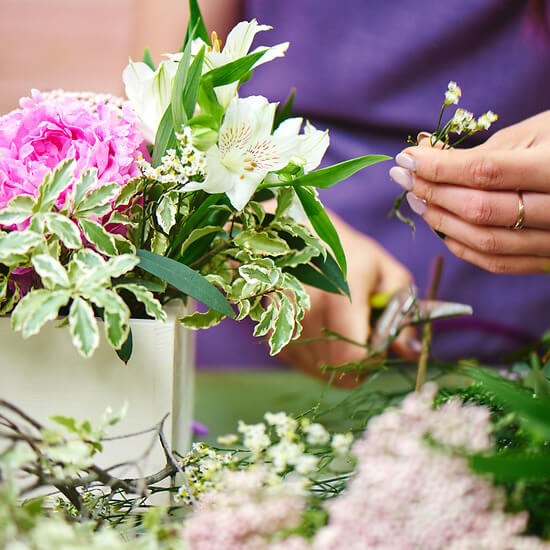 Bouquet du Fleuriste – composition saisonnière, livraison fleurs Jura